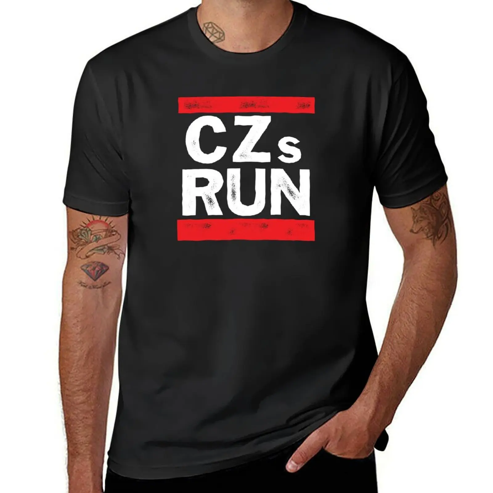 CZs RUN! Футболки с принтом животных для мальчиков индивидуальный дизайн ваша