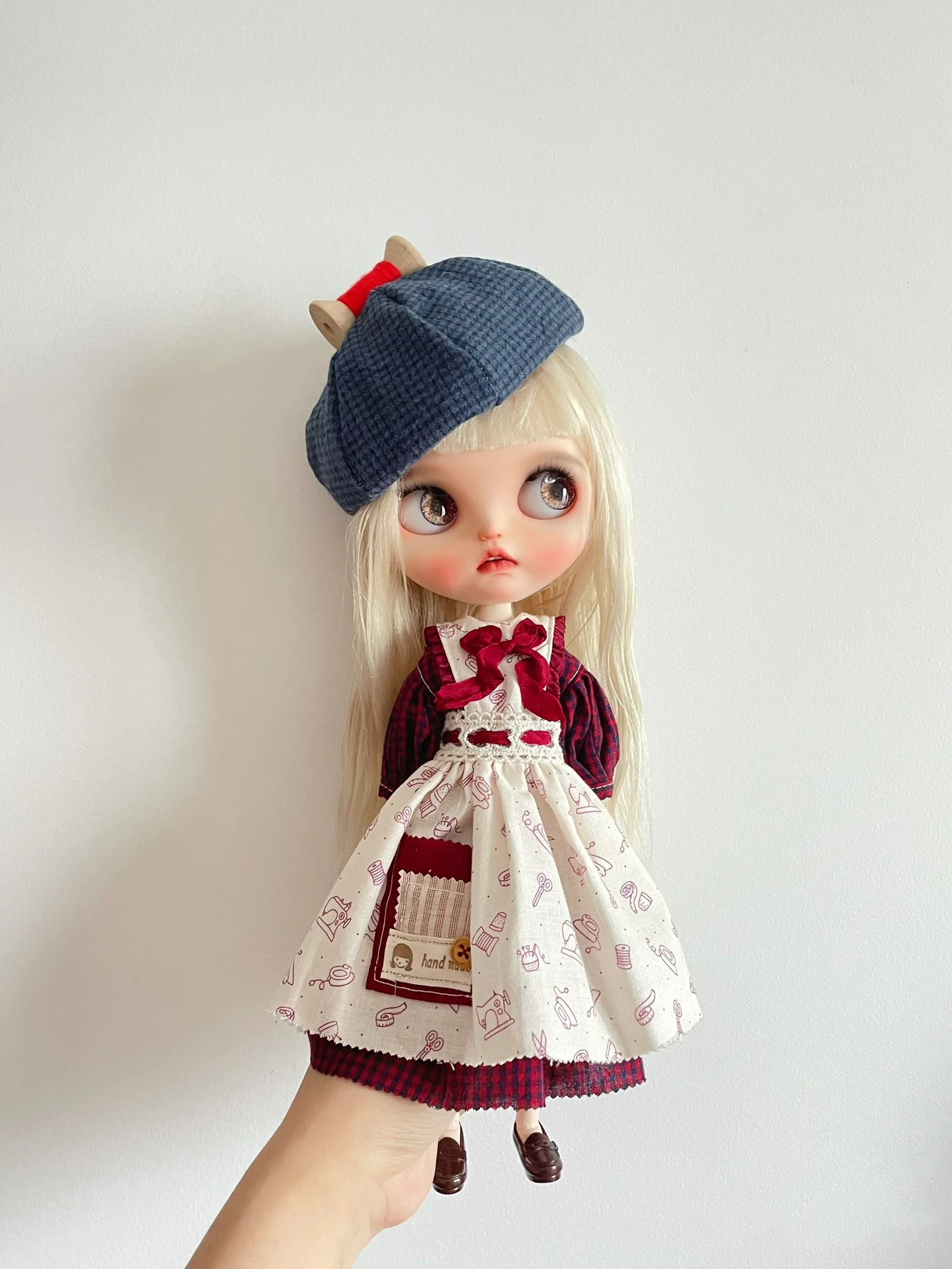 

Женская одежда, красная и черная, флейта 1/6, 30 см (подходит для кукол Pullip,Ob24, ob22, Licca)