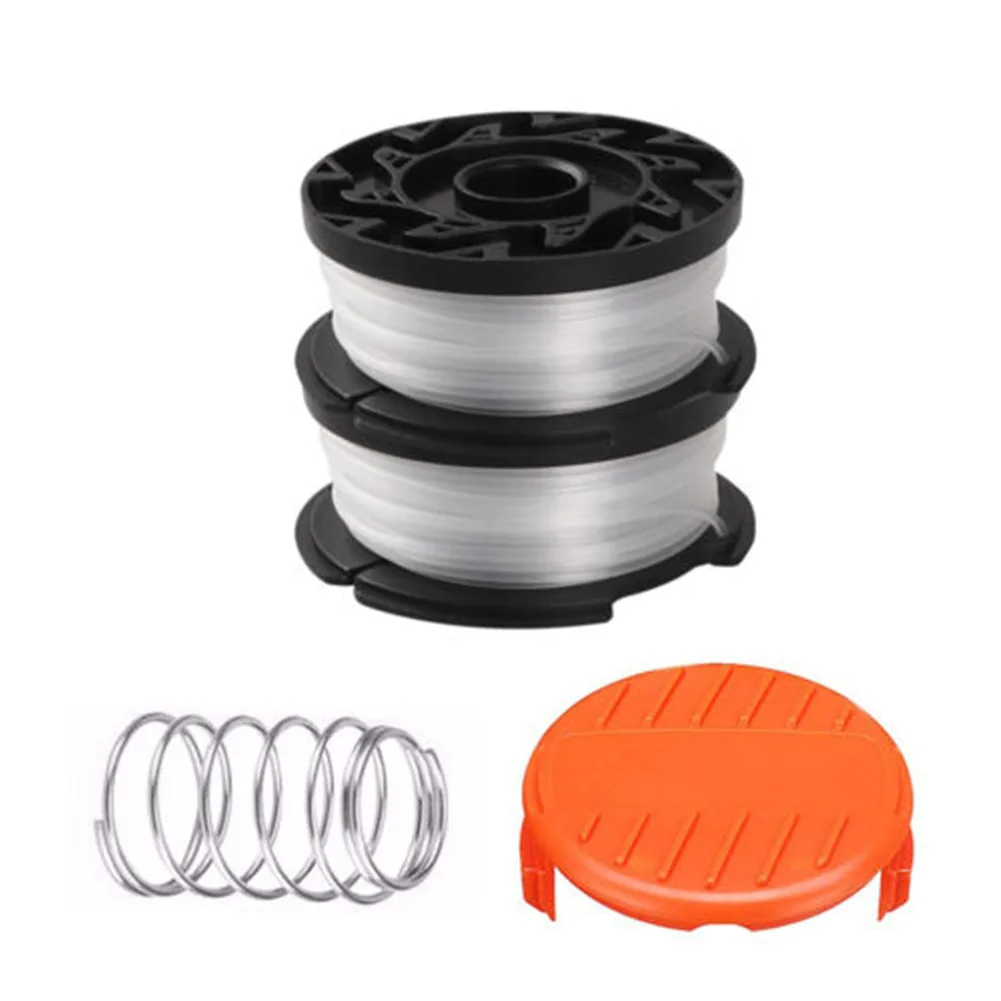 

2PCS Trimmer Spool Cap Spring Parts For Black And Decker String Trimmer GH400 GH500 GH600 GH610 GH900 Garden Power Tool Parts