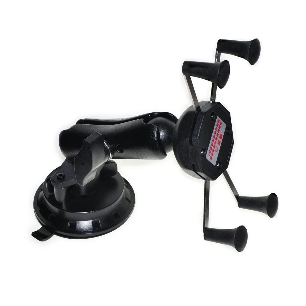 X-Grip Mount Bracket+ Double Socket Arm RAM B Size 1-inch Ball+Car Cup Bracket Stand Holder for Garmin ZUMO XT XT2 Overlander