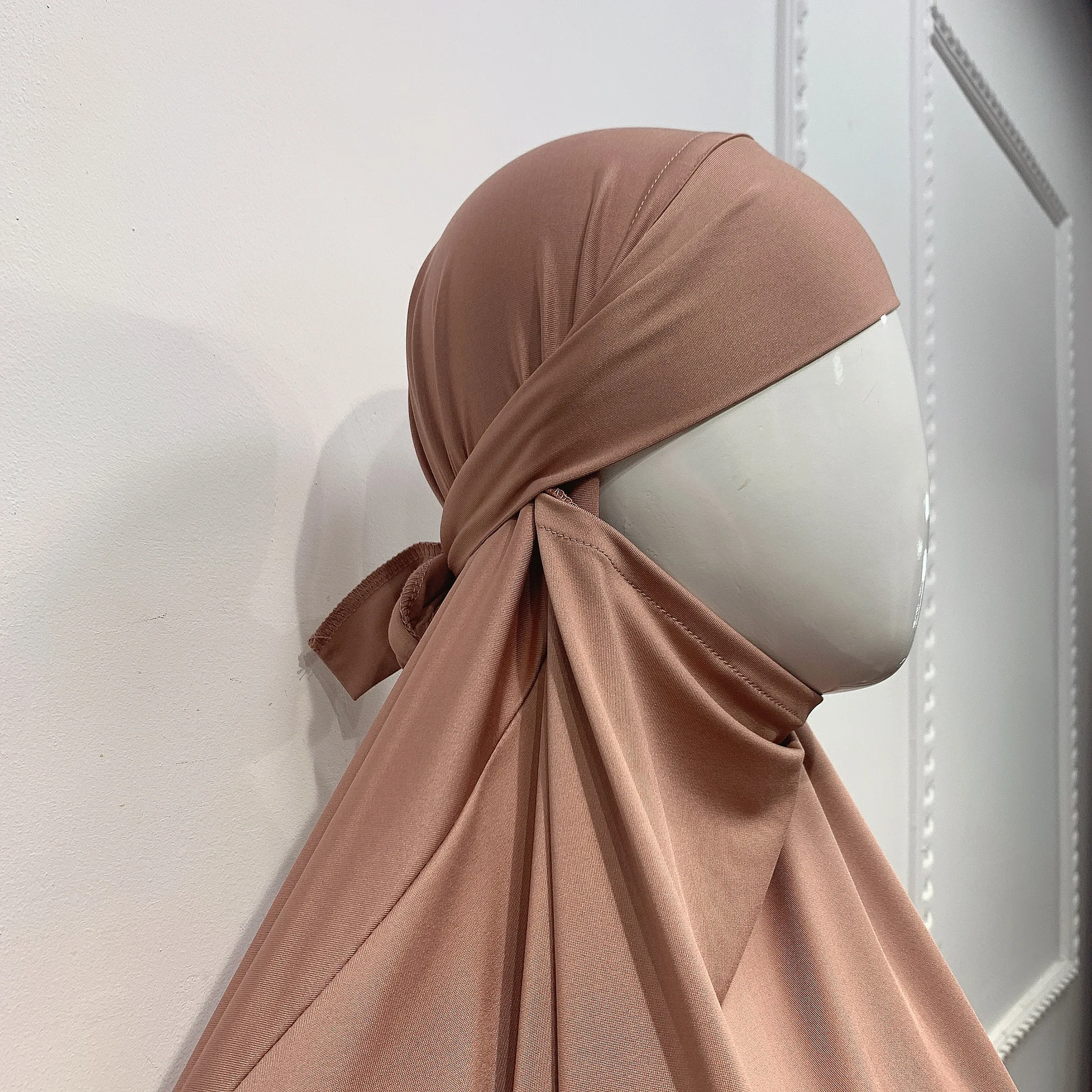 Muslimah Women Clothes Suits Niqab Abaya+Harem Pants 2pcs Robe Sets Full Cover Islamic Ladies Hijab Prayer Dress Free Size