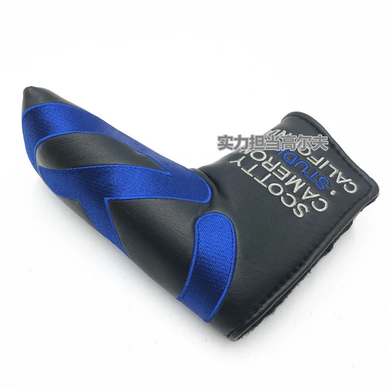 Free Shipping High Quality PU Plush Velcro Closure Golf Blade Putter Protective Cover