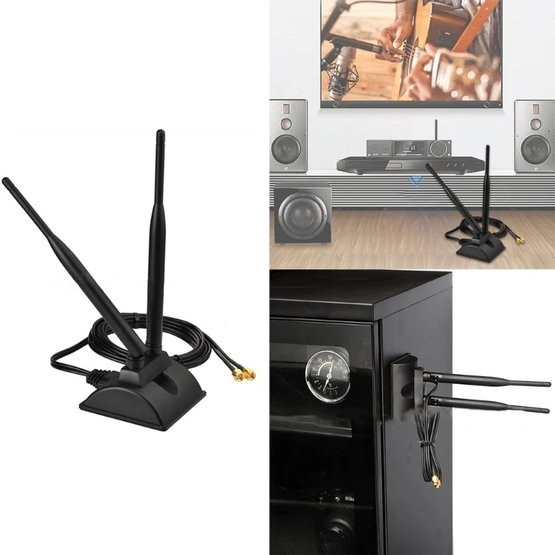 

Двухдиапазонный адаптер-антенна для удлинителя маршрутизатора камеры усиливает силу сигнала