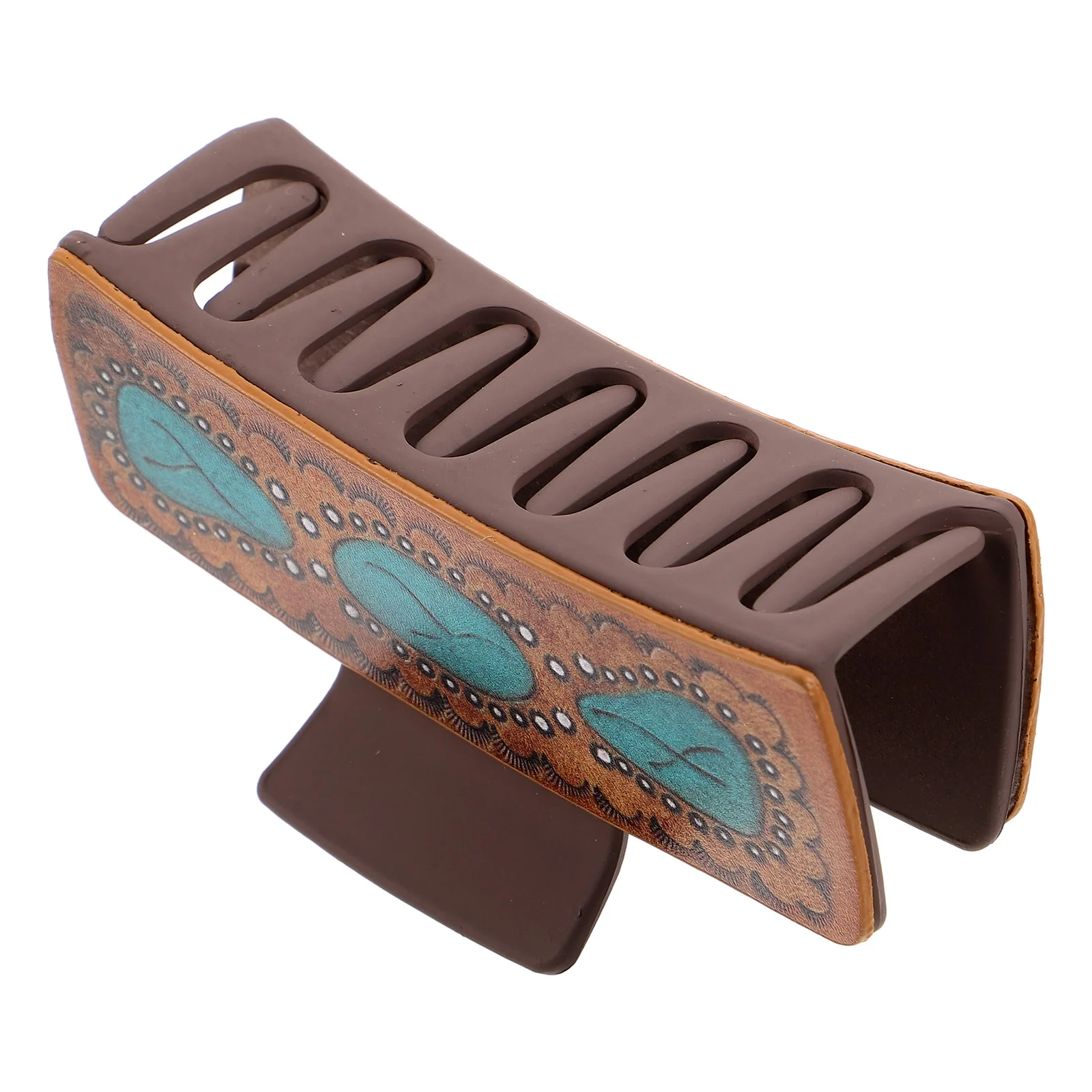 Женские блестящие заколки для волос с большим когтем толстый бант ромашками