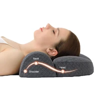 cervical neck pillow memory foam pillow support shoulder pillow release cervical vertebra pain slow rebound for bed back