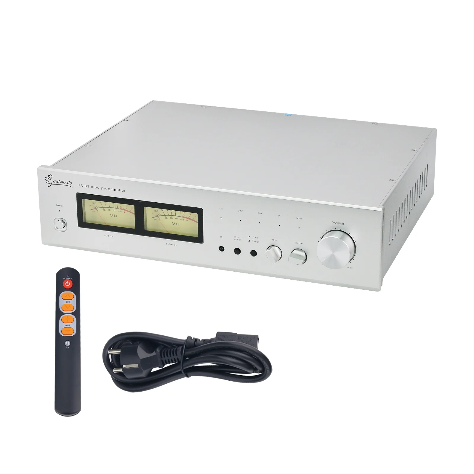 Трубчатый предусилитель Leaf Audio PA-03 MKII с VU Meter 6N1 1 стандартная сбалансированная