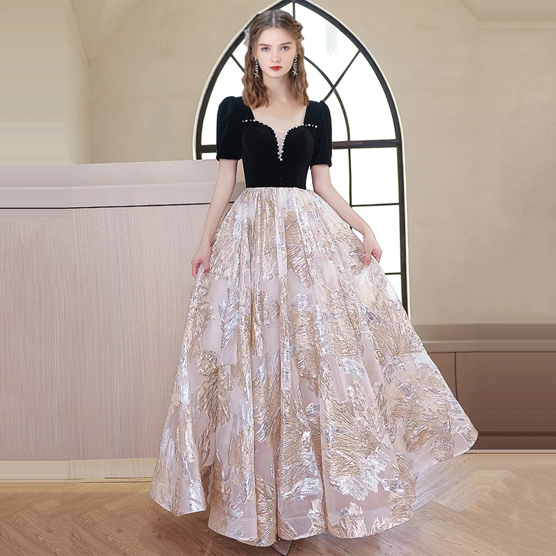 Сексуальное вечернее платье с v-образным вырезом по индивидуальному заказу