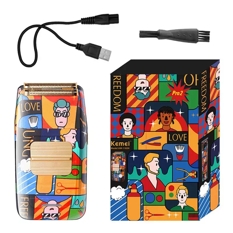 

professional powerful rechargeable hair shaver electric bald head shaving machine men beard electric face finishing fade razor