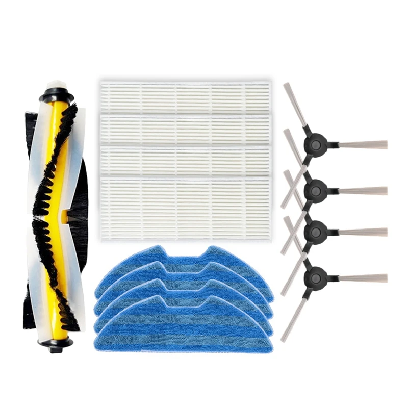 

For Lauben Robot Vacuum 26BB Pet / Symbo Xbot 5 PRO Replacement Accessories Main Side Brush Hepa Filter