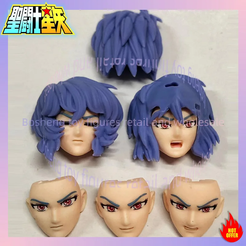 Фото Saint Seiya Myth Cloth EX Siren Sorrento Head Carving/5 лица + волосы Посейдон Асгард Final Battle Edition Рыцари Зодиака Фигурка №5