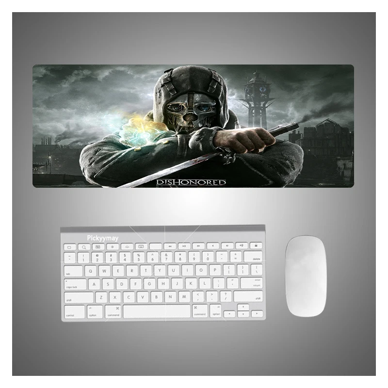

Dishonored Mouse Pad Gamer High Quality 80x30cm Gaming Mousepad Pc Notbook Desk Mat Big Padmouse Game Gamer Mats Gamepad