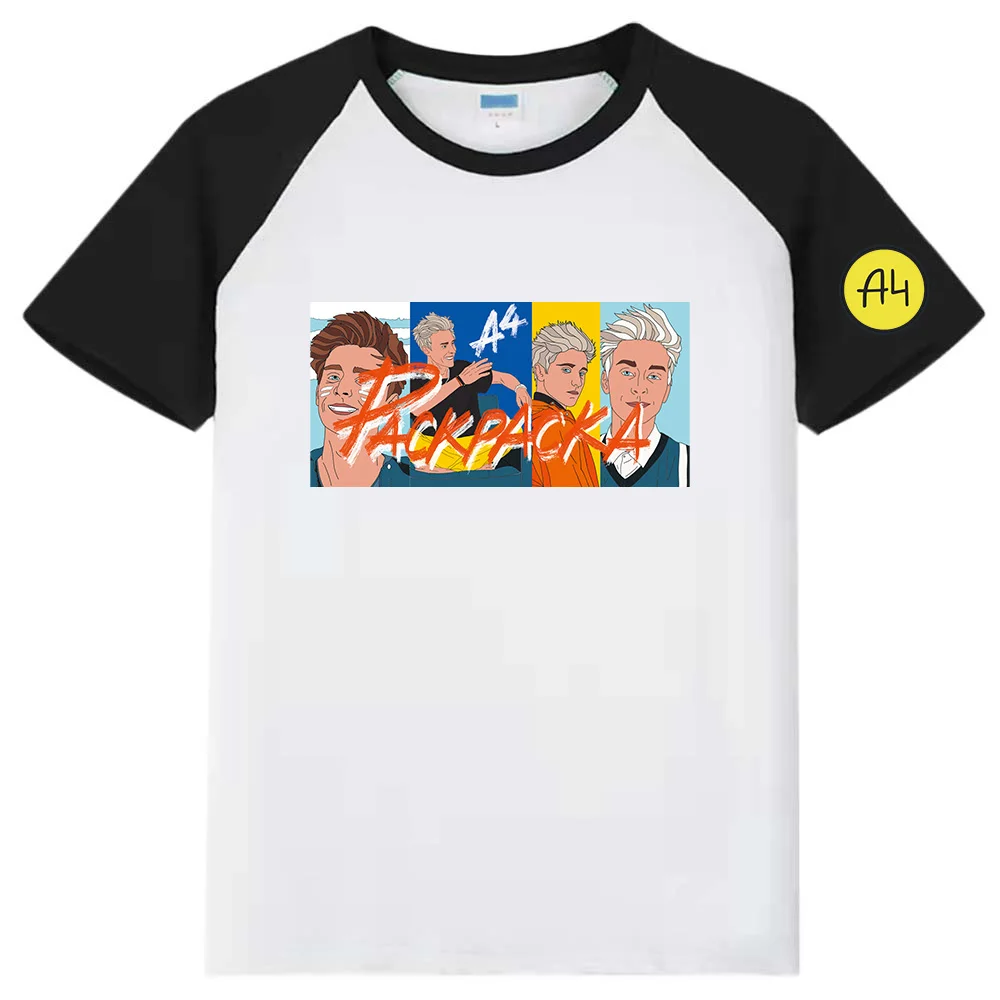 

Мерч А4 Shirt Children's 100% Cotoon T Shirts Merch A4 Lamba Casual Girls Clothing Boys Tshirt Fashion Tops Kids Summer T-Shirts