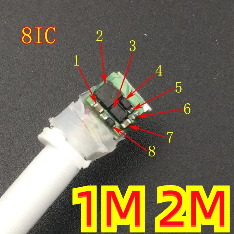 

10/20Pcs Original 8IC 1M 2M E75 Chip USB Data Cable Sync Charger Cables Wire For 6 6s 7 8 8plus XR Xs Max With New Package