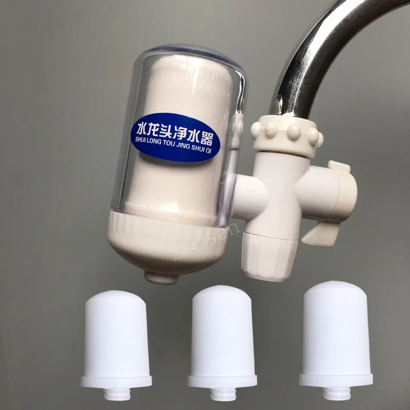 Kitchen Faucet Mount Filter Household Tap Water Purifier Activated Carbon Water Filter Home Use 7 Layers Water Softener Filter
