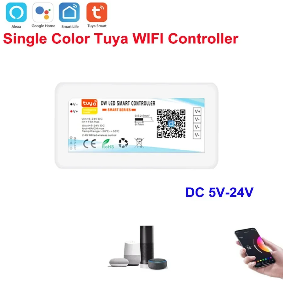 

Tuya Wi-Fi RGB LED Strip Controller 30A