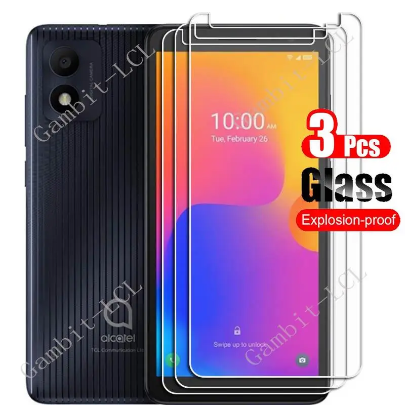 Закаленное стекло HD для Alcatel 1B (2022), Защитная пленка для Alcatel1B 5031D, 5031G, 5031A, 5031J, Защитная пленка для экрана 5,5 дюйма, 3 шт.