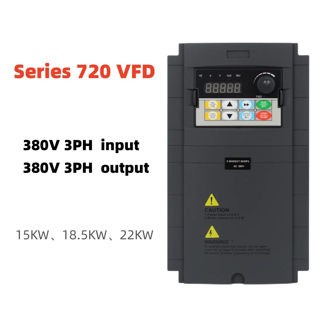 

VFD 15KW 18KW 22KW 3000Hz High-performance vector type frequency converter AC380v three-phase motor frequency converter SUSWE720