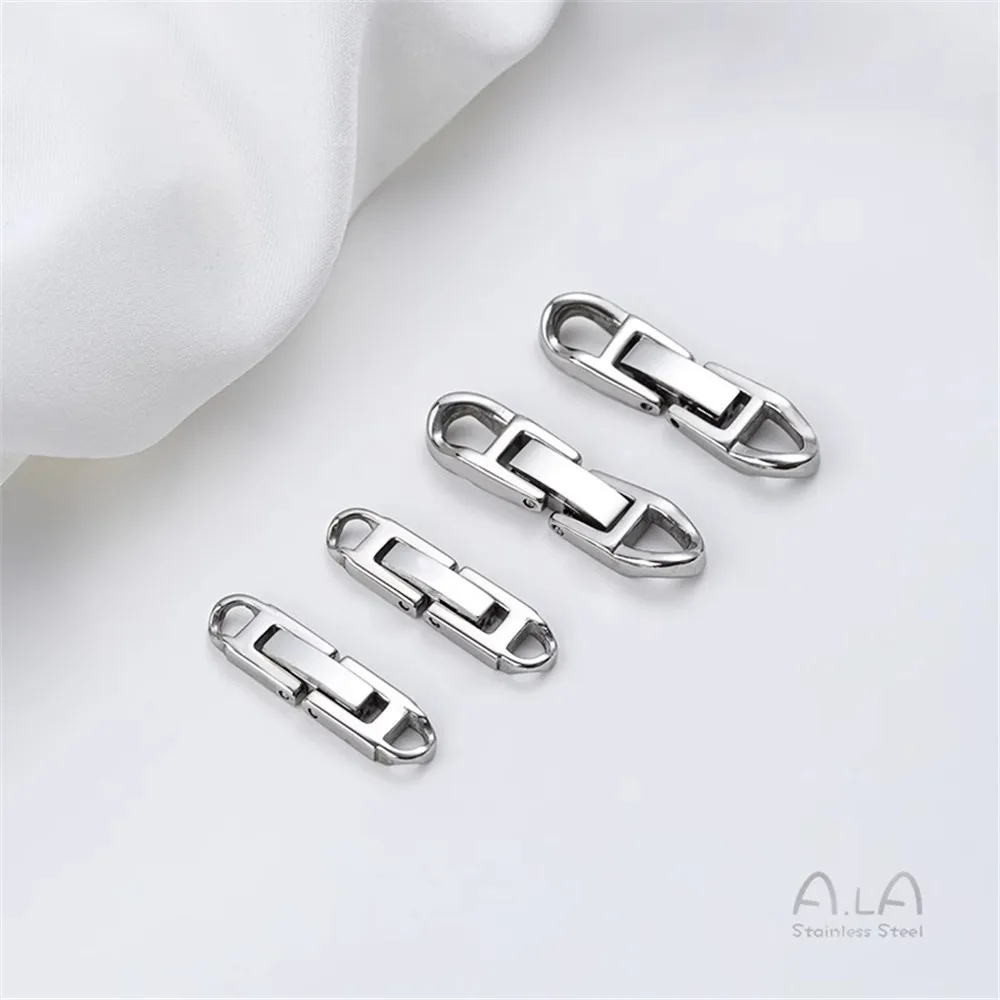 Титановые стальные пуговицы не выцветают стальная кубинская цепочка пряжка