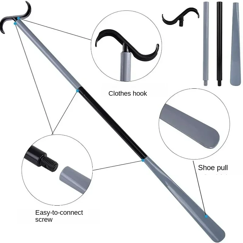 Многофункциональный туалетный Стик с длинной ручкой для съемки обуви