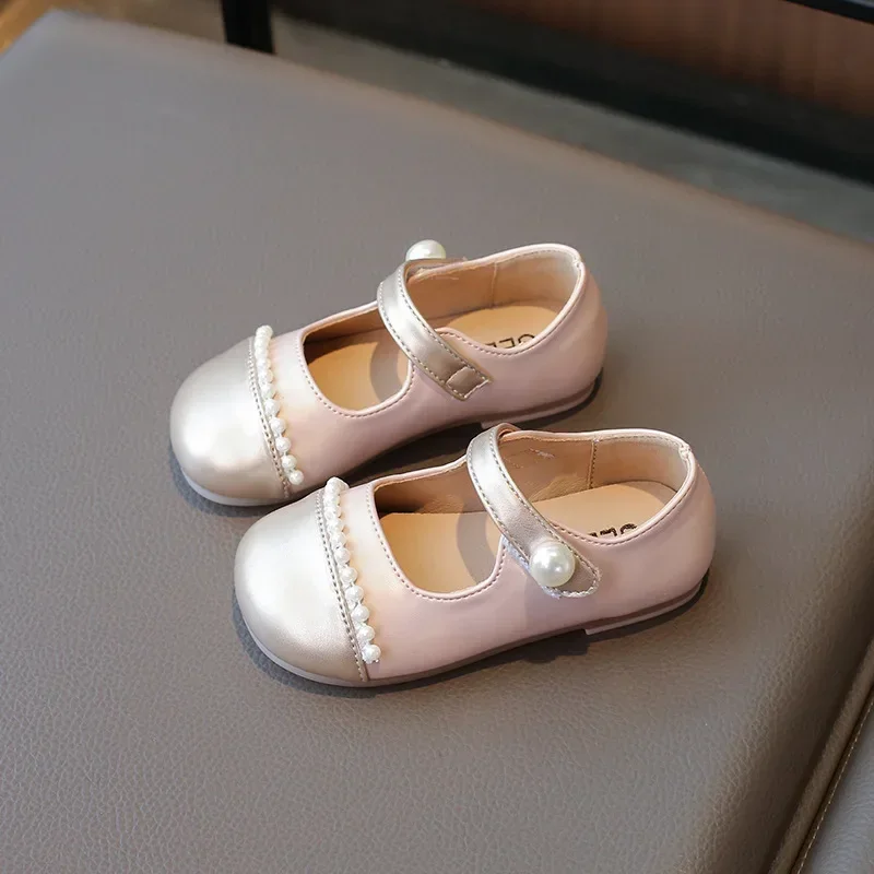 Обувь Для Девочек В Стиле Мэри Джейн Jogerli С Жемчугом