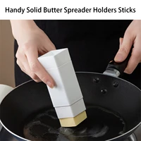 handy solid butter spreader holders sticks plastic storage box small kitchen baking tools container cheese keeper case 1pc