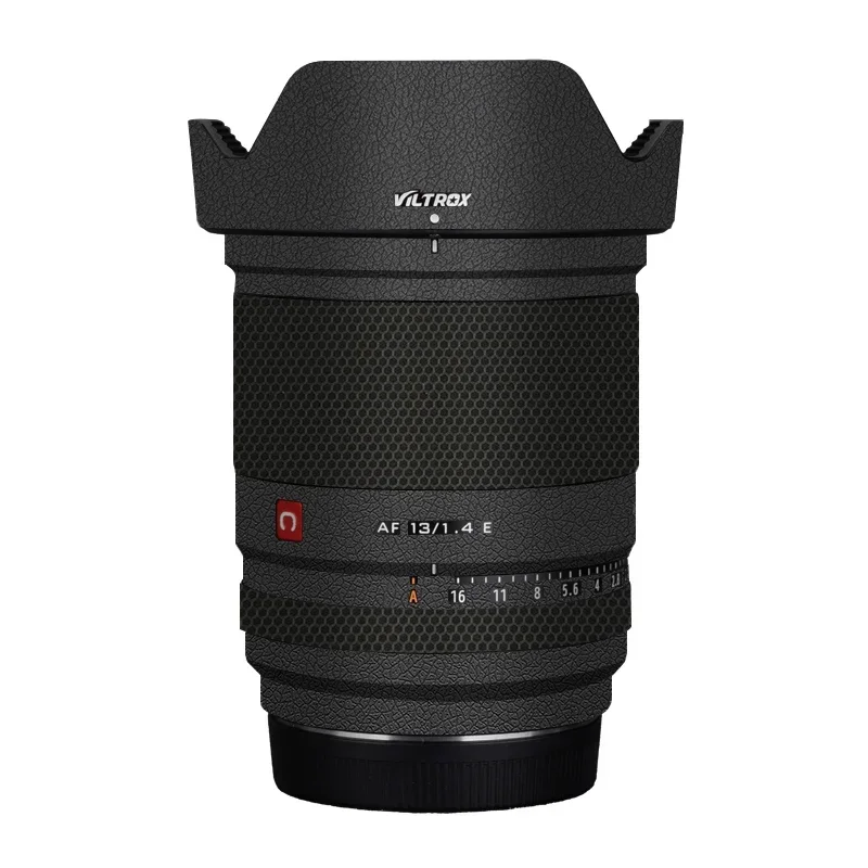Наклейка на корпус объектива камеры VILTROX AF 13 мм F1.4 E (для крепления Sony E)