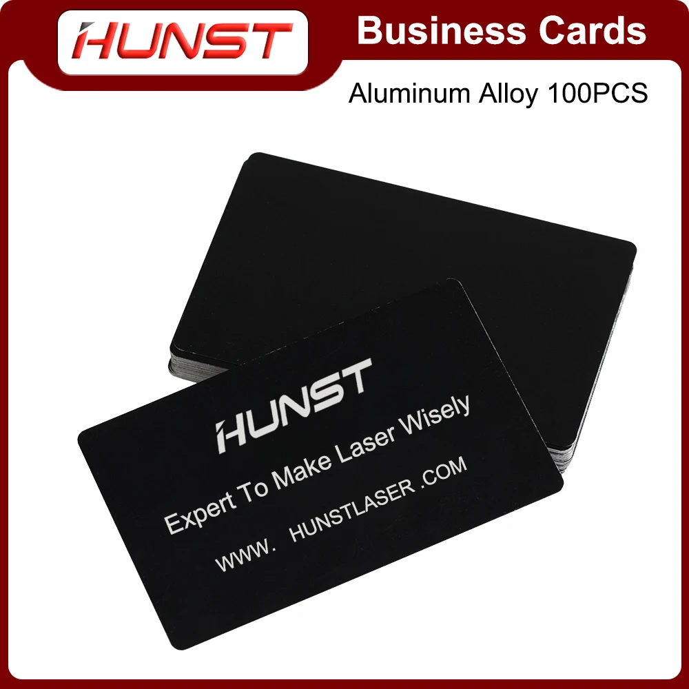 100pcs/Lot Multicolor Business Card Smooth Blank Name Cards Aluminium Alloy Metal Sheet Debugging Laser Engraved Marking Machine enlarge