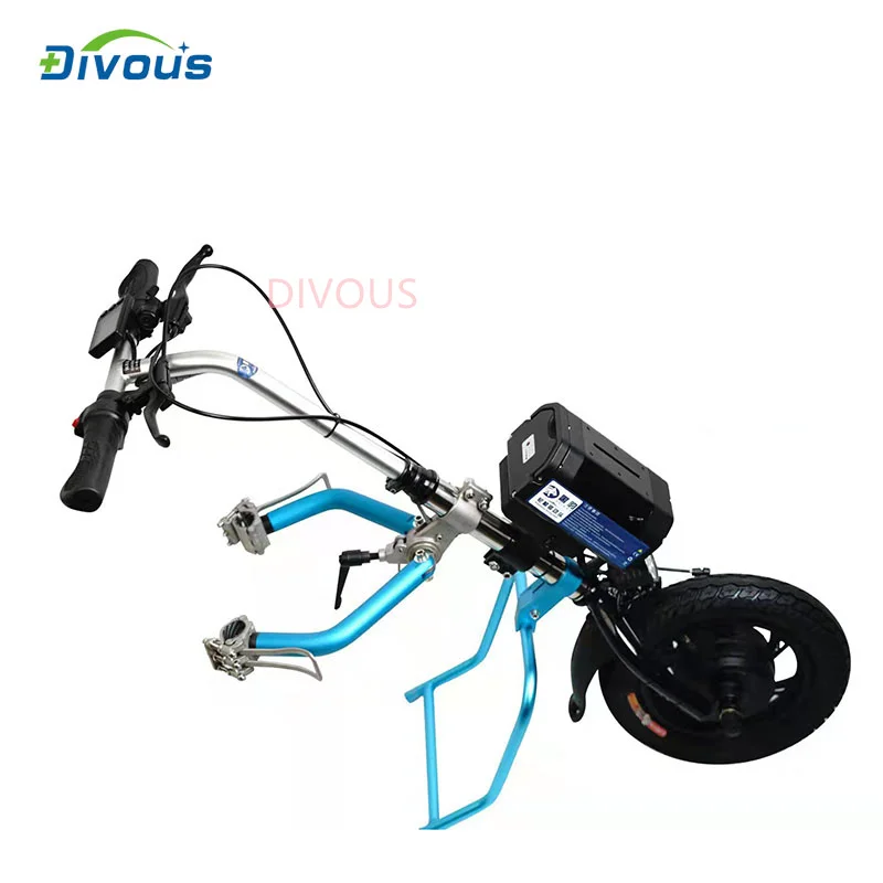 

Free shipping 350W ultra-light disabled sports wheelchair trailer head