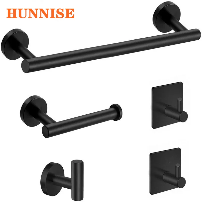 

304 Stainless Steel Bathrooom Hardware Sets Bathroom Shelf Foldable Towel Shelf Bathroom Set Accessories Bathroom Tissue Box