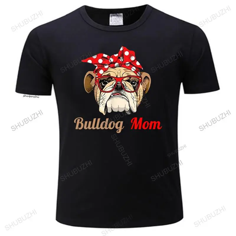 

English Bulldog Mom Funny summer casual cool T-Shirt Mother'S Day Gift Idea For Mommy For Youth Middle-Age The Old Tee Shirt