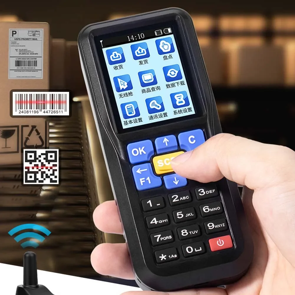 Беспроводной сканер штрих-кода JRHC для инвентаризации коллектор портативное