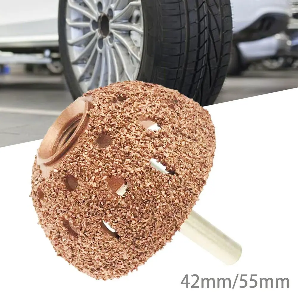 

Инструмент для ремонта шин грубая зернистость полировальное колесо полусферическая пневматическая Шлифовальная головка насадка для шлифовки шин Вольфрамовая сталь