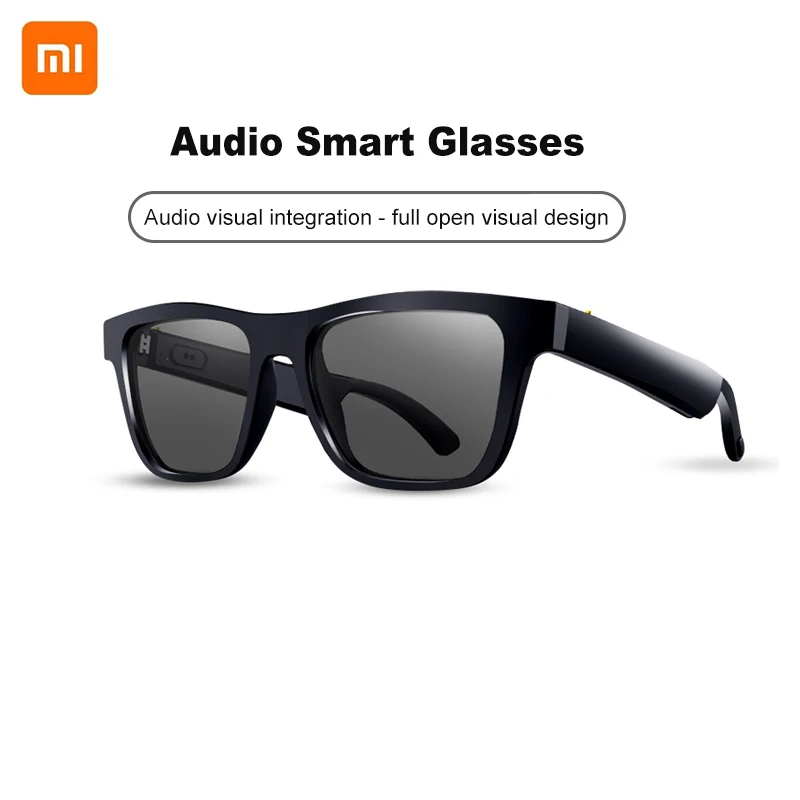 

Xiaomi Glasses Smart Glasses Anti-blue light Listen To The Music Wireless Bluetooth Calling Glasses Car Audio Sunglasses Gift