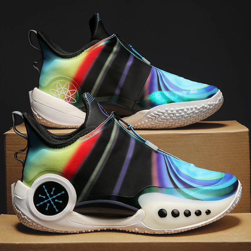 Трендовые женские кроссовки Баскетбольная обувь мужская для пар дышащая удобная