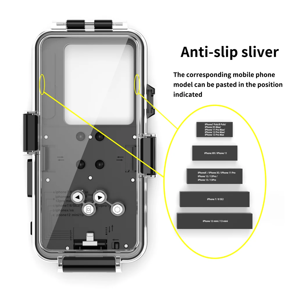 Tanie 30m/98ft Zatapialne Wodoodporne Etui Do IPhone 14 13 Pro Max 12 11 XR XS SE 2020 8 7 Podwodne Nurkowanie Z Rurką Surfing Nurkowanie