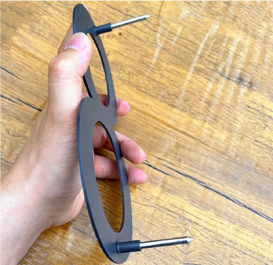 Большие плавающие металлические дверные пластины 8 дюймов 150/200 мм из нержавеющей