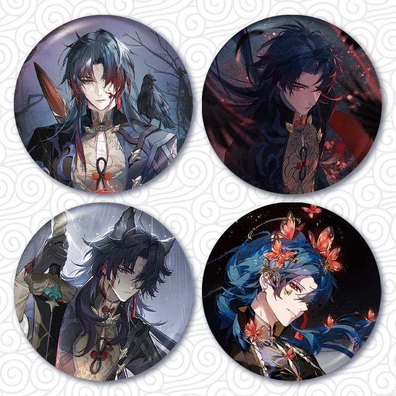 Игрушка Honkai: звёздный рельс 58 мм булавка для кнопки с лезвием Милая брошь в стиле