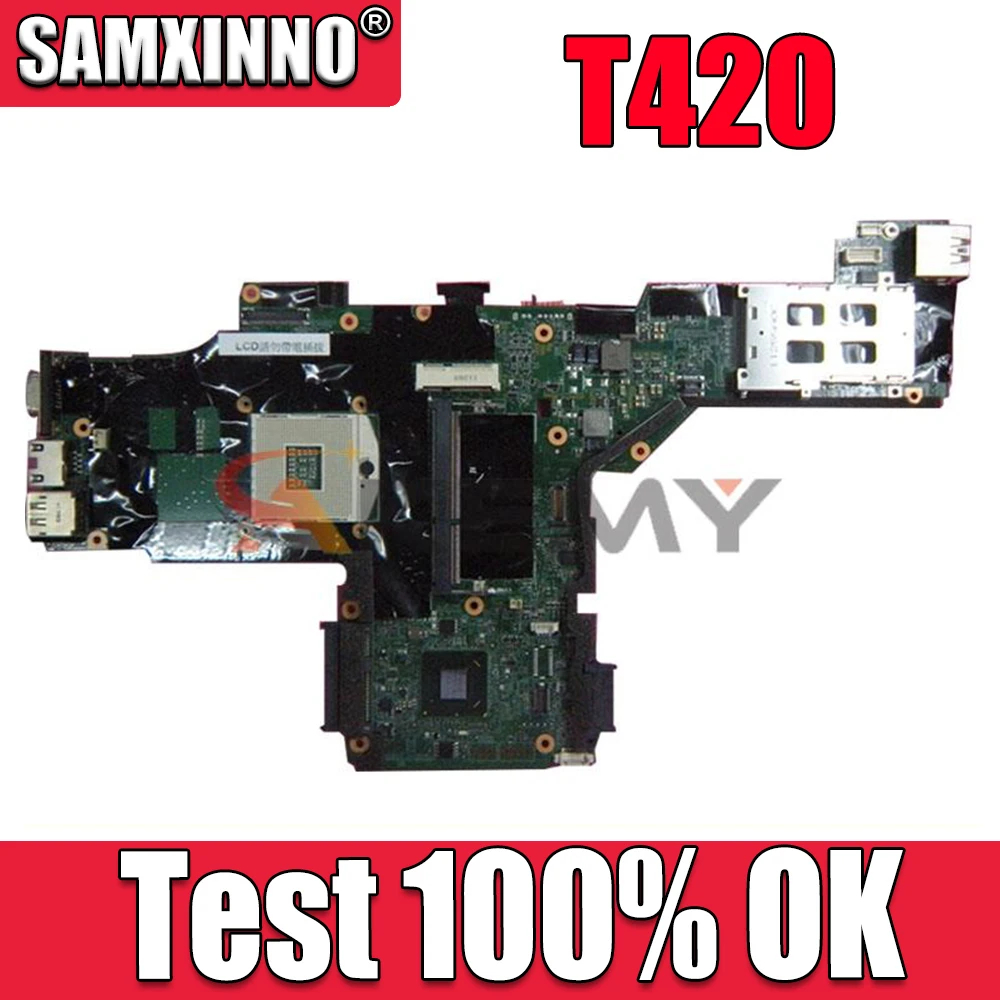 

High Quality MB 04W2045 For Lenovo ThinkPad T420 T420i Laptop Motherboard PGA989 SLJ4M QM67 Integrated DDR3 100% Tested