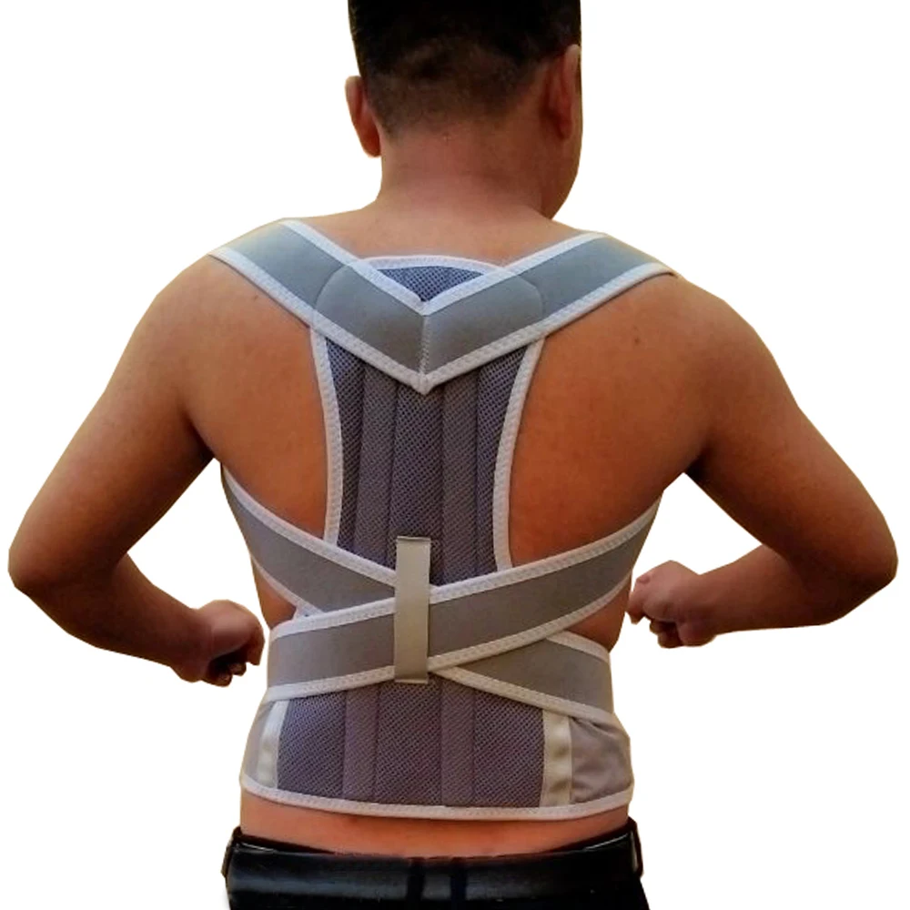 

New Alloy Keel Humpback Girdle Upper Back Clavicle Support Shoulder Posture Correction Scoliosis Spine Brace Belt Student Adult