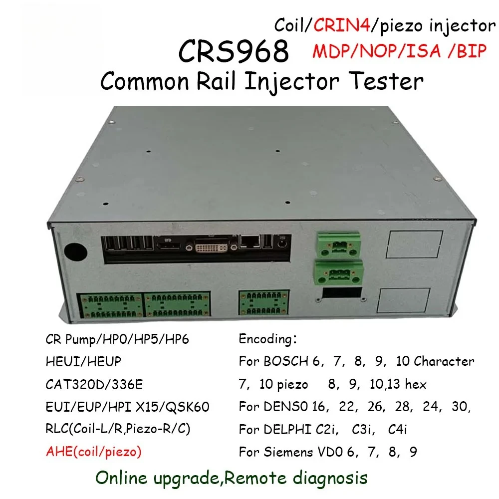 Фото Система CRS968 для Windows 7 и Linux, обновленная версия CRS928 CRS960, тестер-симулятор для систем Common Rail, инжекторов и настольных систем управления №2