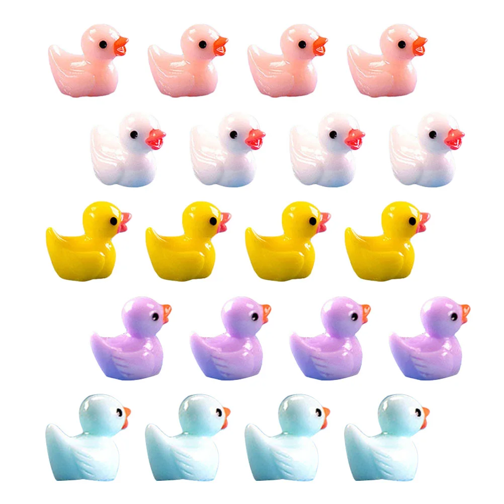 

Duck Resin Ducks Miniature Decor Bonsai Charms Figurine Decoration Landscape Micro Garden Cake Graden Figurines Toys Tiny Mini