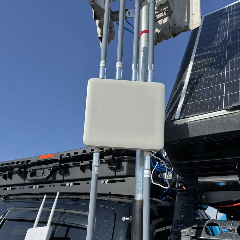 Трехдиапазонный радиальный маршрутизатор ax5400 500 м уличная точка доступа Wi-Fi 6