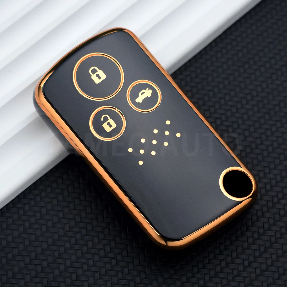 

2/3 кнопки из ТПУ, держатель для автомобильного ключа, сумка-брелок, чехол для ключа для Honda Accord CIVIC CRV Fit 2006-2015, аксессуары