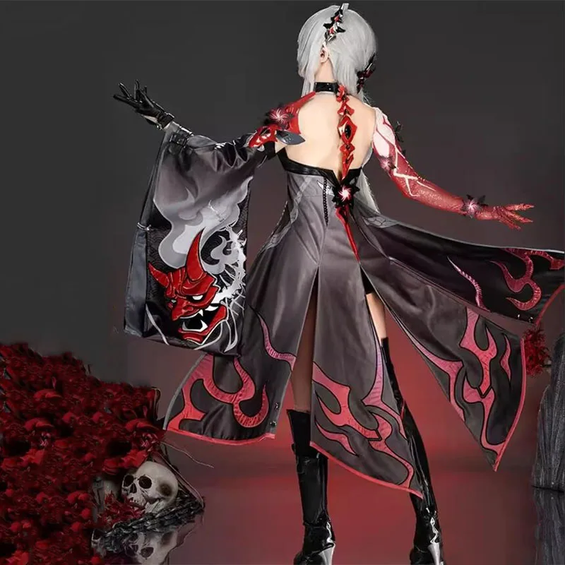 Cos-Mart Косплей костюм Honkai: Star Rail Acheron Raiden Bosenmori Mei