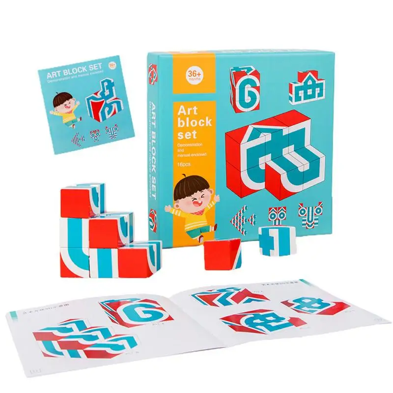 

Набор детских деревянных кубиков для дошкольного обучения