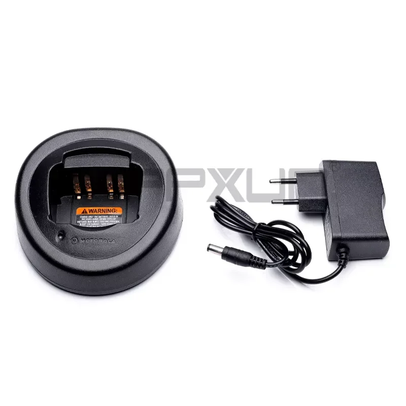Desktop Base Tray Charger for Walkie Talkie Motorola GP320 GP328 GP338 GP340 GP360 GP380 HT750 HT1250 PRO5150 PRO5350 Ham Radio