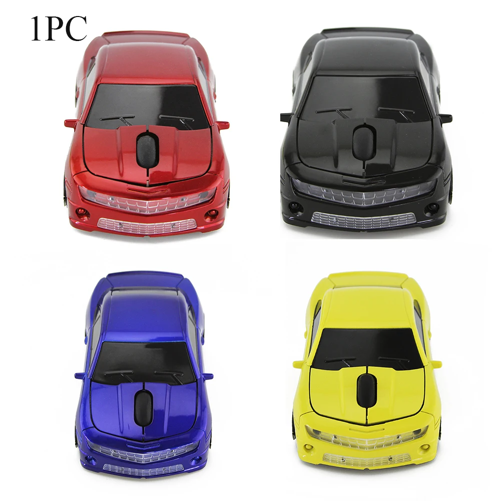 2.4GHz Mouse Car Shape Optical Computer Laptop Plastic 3 Keys Home Office Cool Gaming Mini Wireless USB Receiver