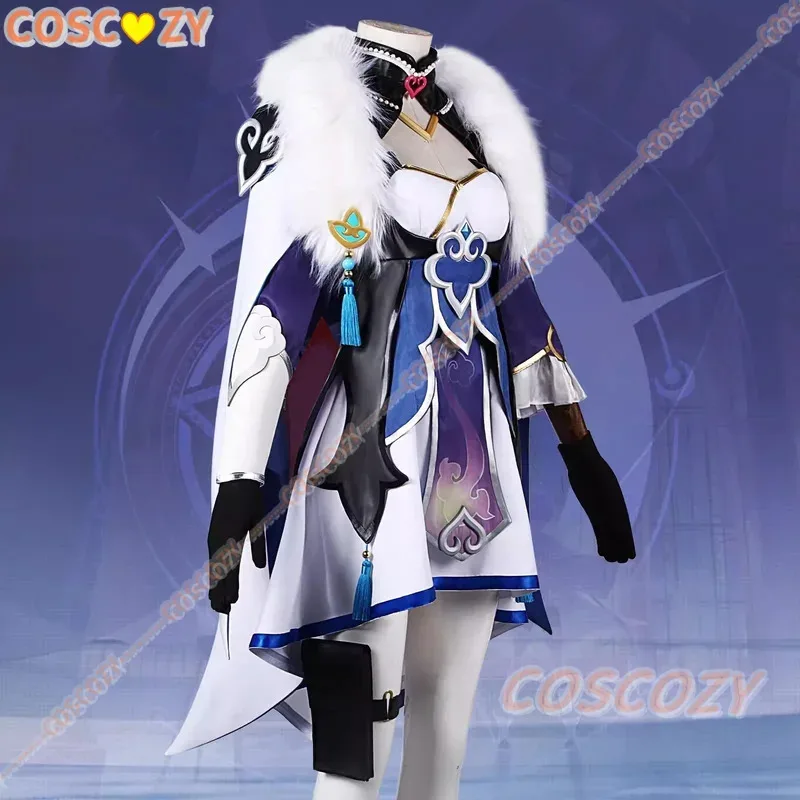 Фото qq681Honkai Star Rail костюм с хвостовыми ушками Foxian Archer Pilot Fox Baiheng косплей женское платье Хэллоуин вечерние Unif №4