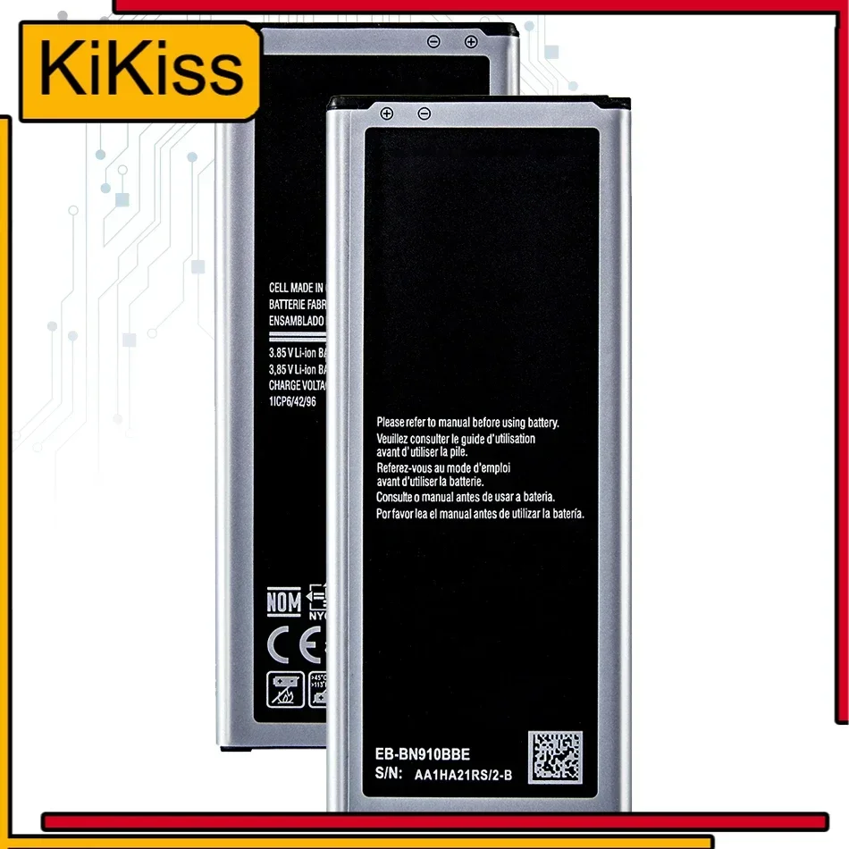 Сменный аккумулятор для Samsung Galaxy Note 4 SM N910 N910F N910A N910V N910P N910T N910H EB-BN910BBE 3220 мАч