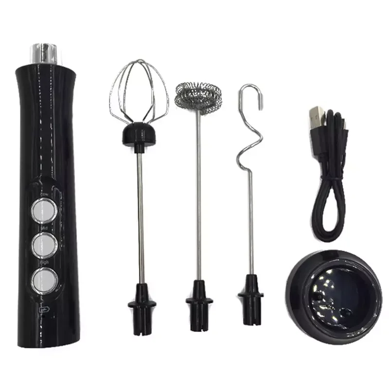 

Новый ручной миксер, взбиватель молока, взбиватель яиц, венчик для кофе, молока, напитков, сока, еды, ручной блендер с USB-зарядкой